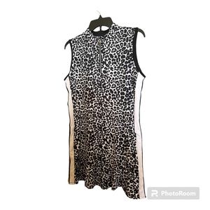 Animal Print Golf Dress Medium